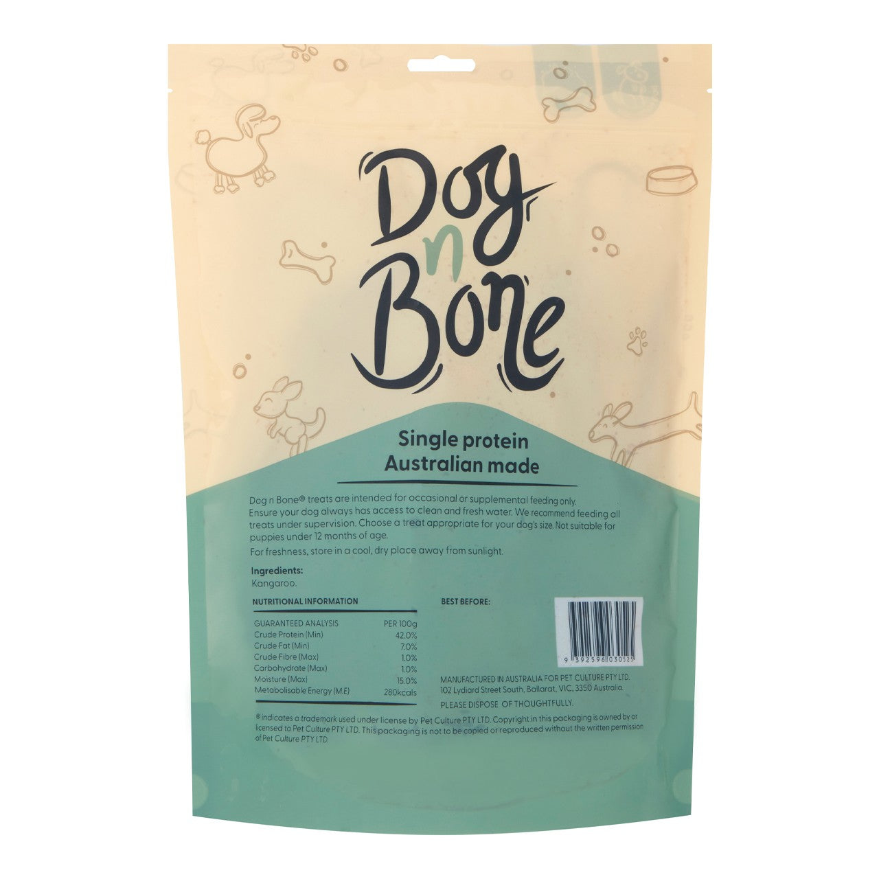 Dog n Bone Kangaroo Mixed Bones Dog Treats