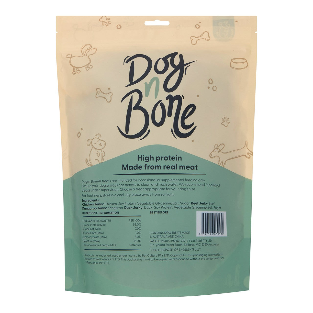 Dog n Bone Mixed Jerky Dog Treats