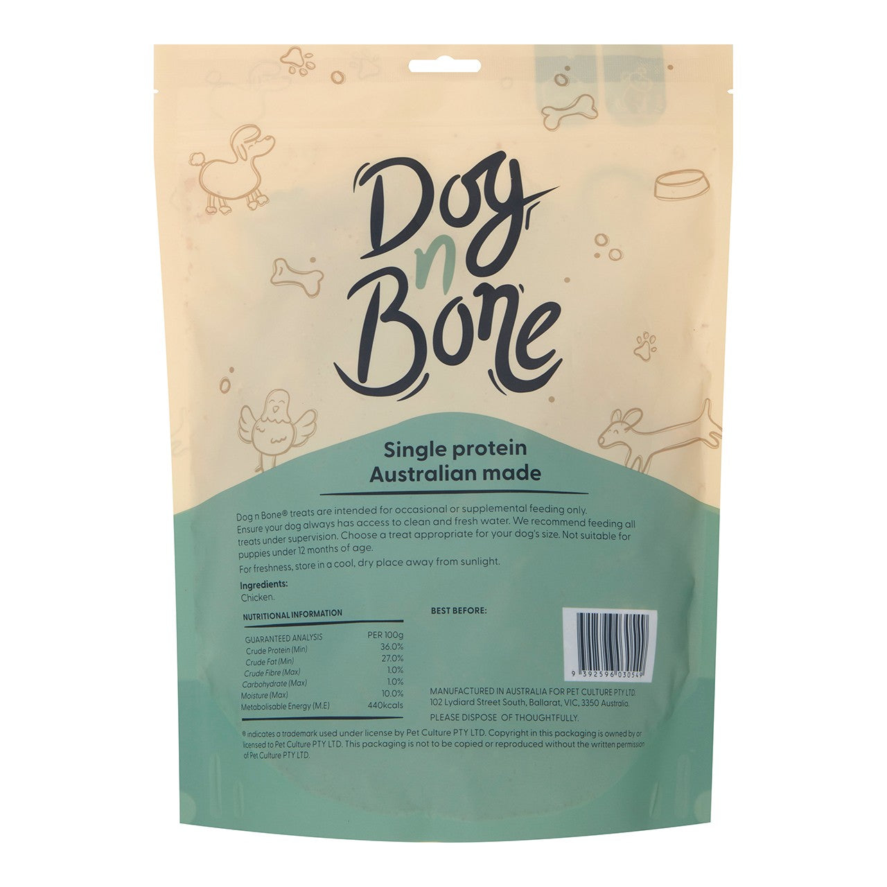 Dog n Bone Chicken Necks & Feet Dog Treats