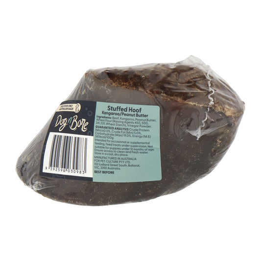 Dog n Bone Stuffed Hoof Kangaroo/Peanut Butter Dog Treat