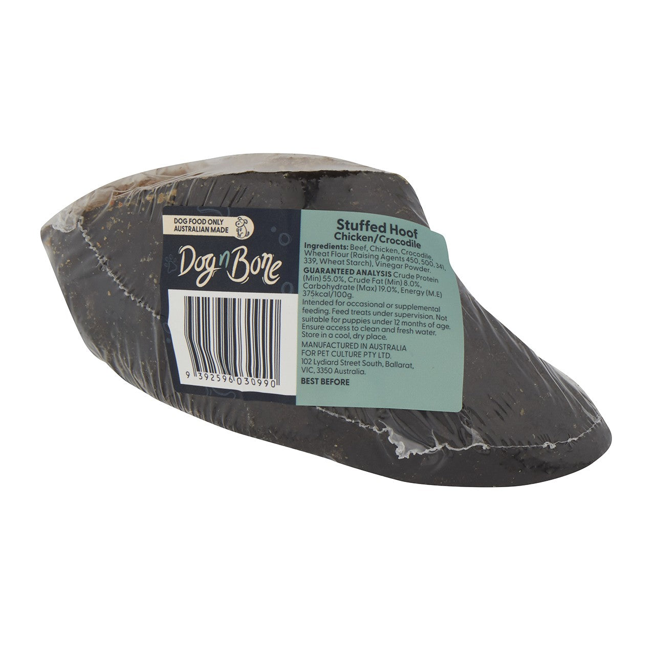 Dog n Bone Stuffed Hoof Chicken/Crocodile Dog Treat