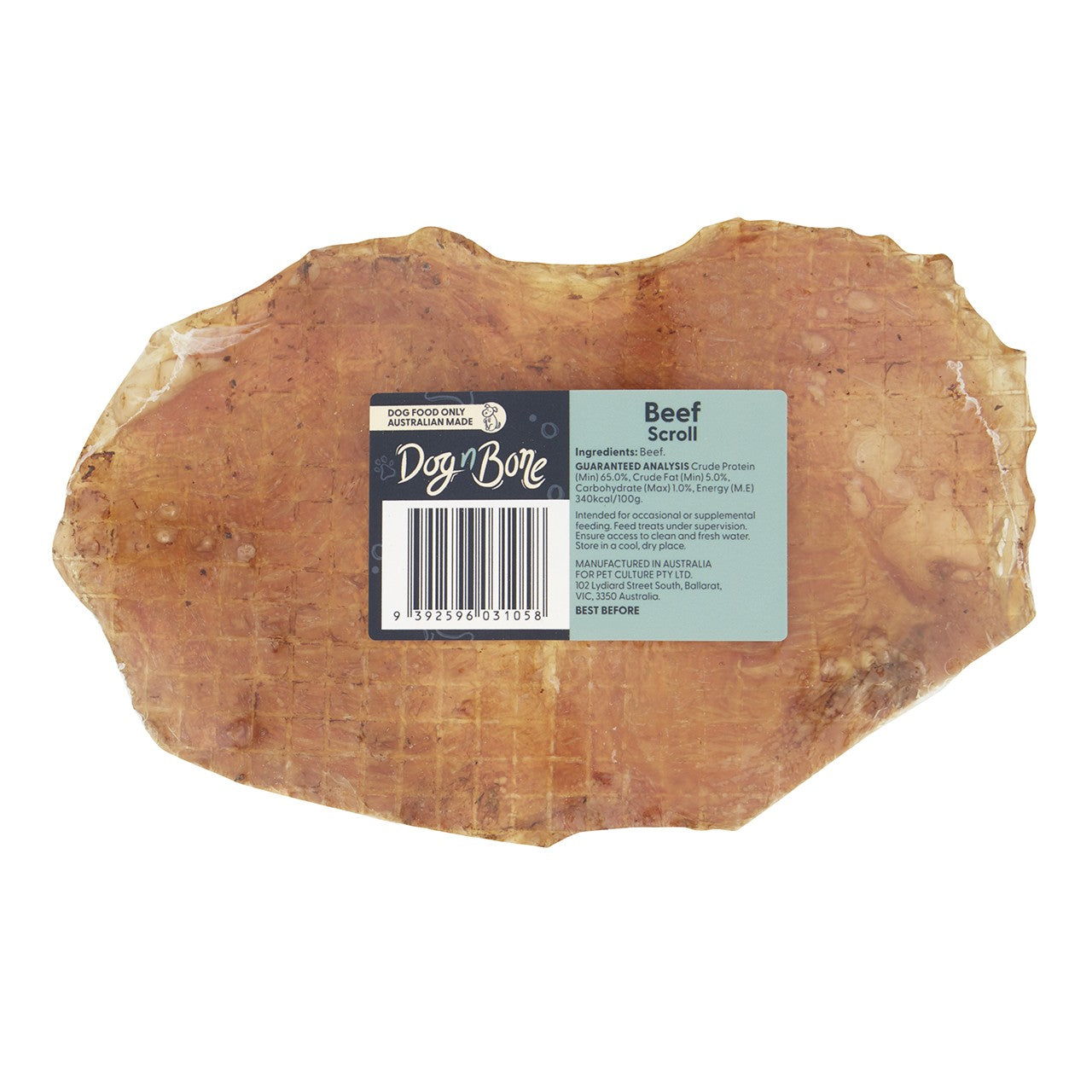 Dog n Bone Beef Scroll Dog Treat