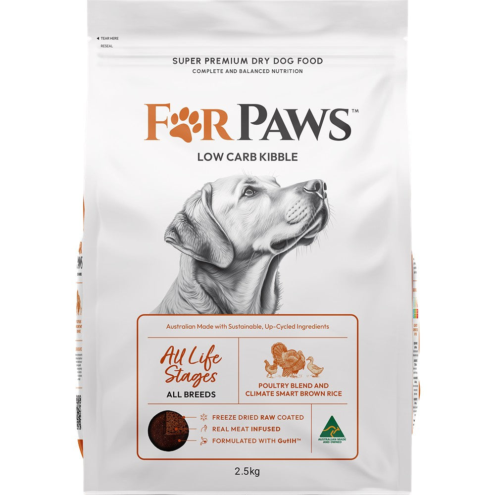 For Paws Low Carb Poultry Blend & Climate Smart Rice Dry Dog Food