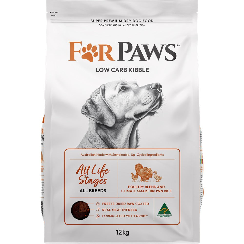 For Paws Low Carb Poultry Blend & Climate Smart Rice Dry Dog Food