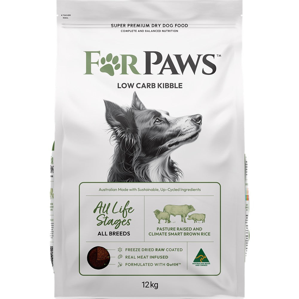 For Paws Low Carb Pasture Blend & Climate Smart Rice Dry Dog Food