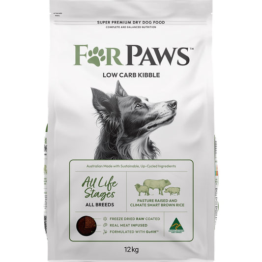 For Paws Low Carb Pasture Blend & Climate Smart Rice Dry Dog Food