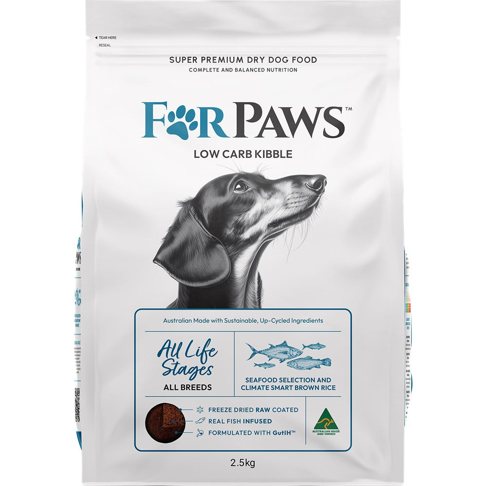 For Paws Low Carb Ocean Fish Blend & Climate Smart Rice Dry Dog Food