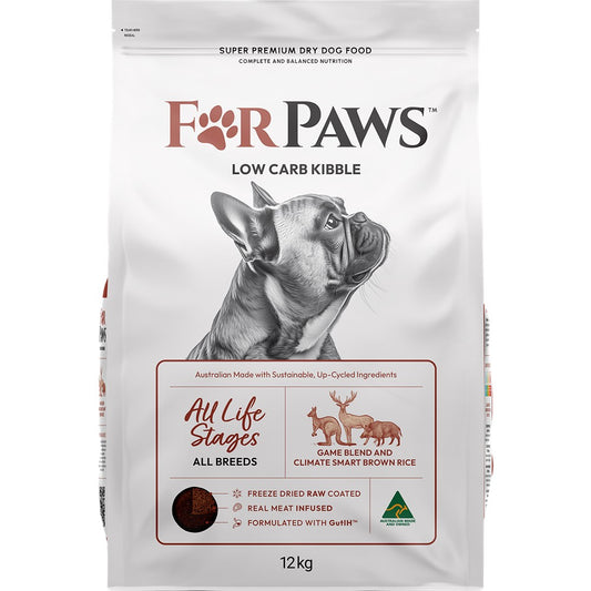 For Paws Low Carb Game Blend & Climate Smart Rice Dry Dog Food