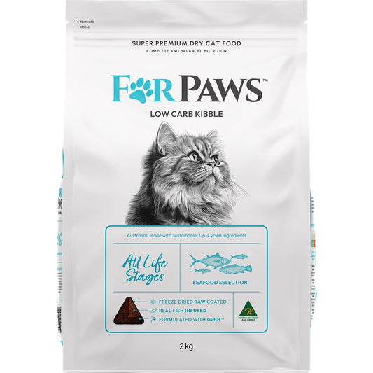 For Paws Low Carb Seafood Blend Dry Cat Food
