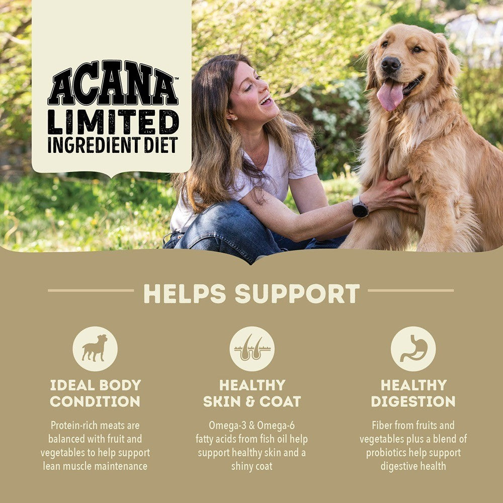 Acana Limited Ingredient Duck & Pear Adult Dry Dog Food