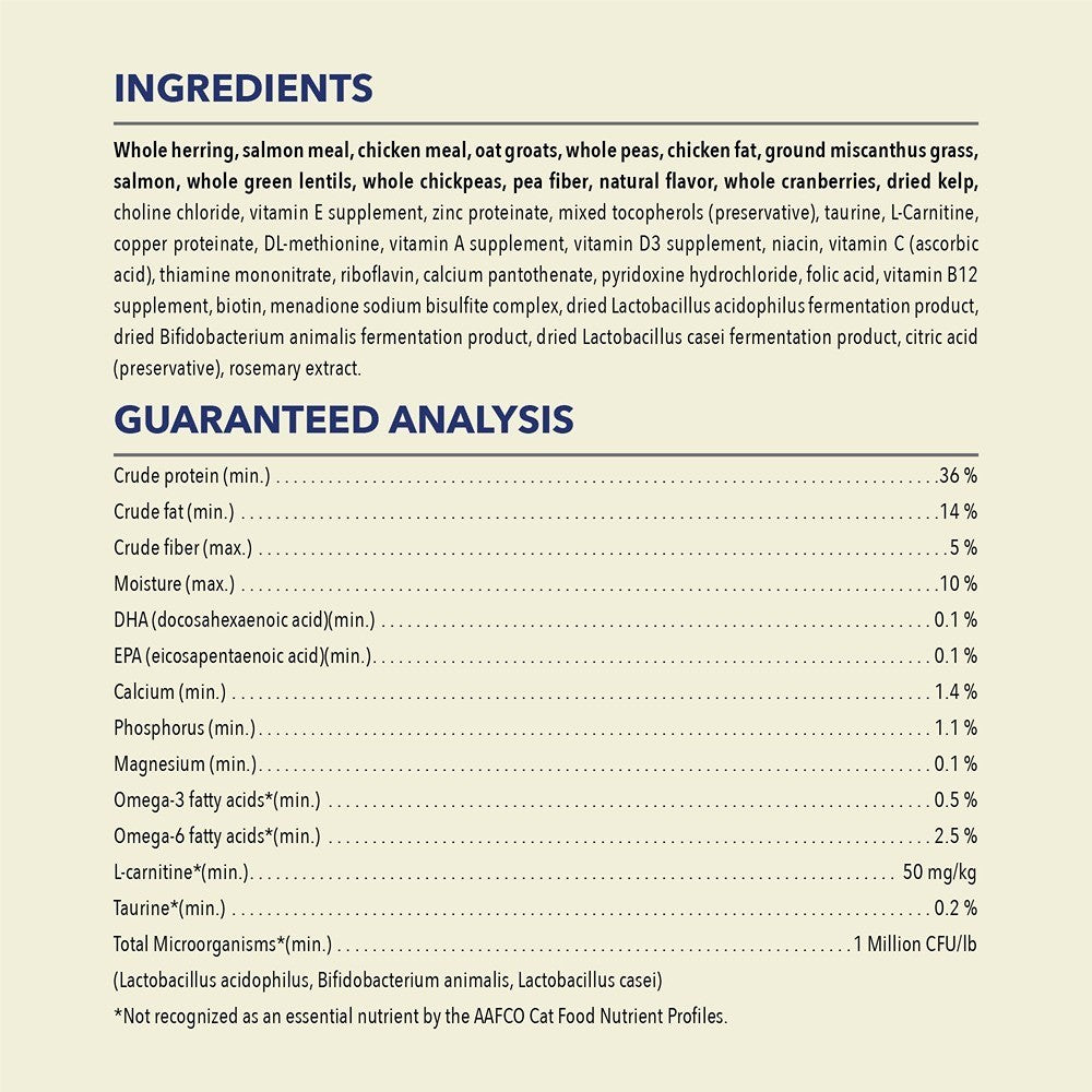 Acana Indoor Entrée Seafood Adult Dry Cat Food