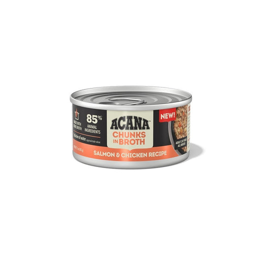 Acana Adult Chunks in Broth Salmon & Chicken Wet Cat Food