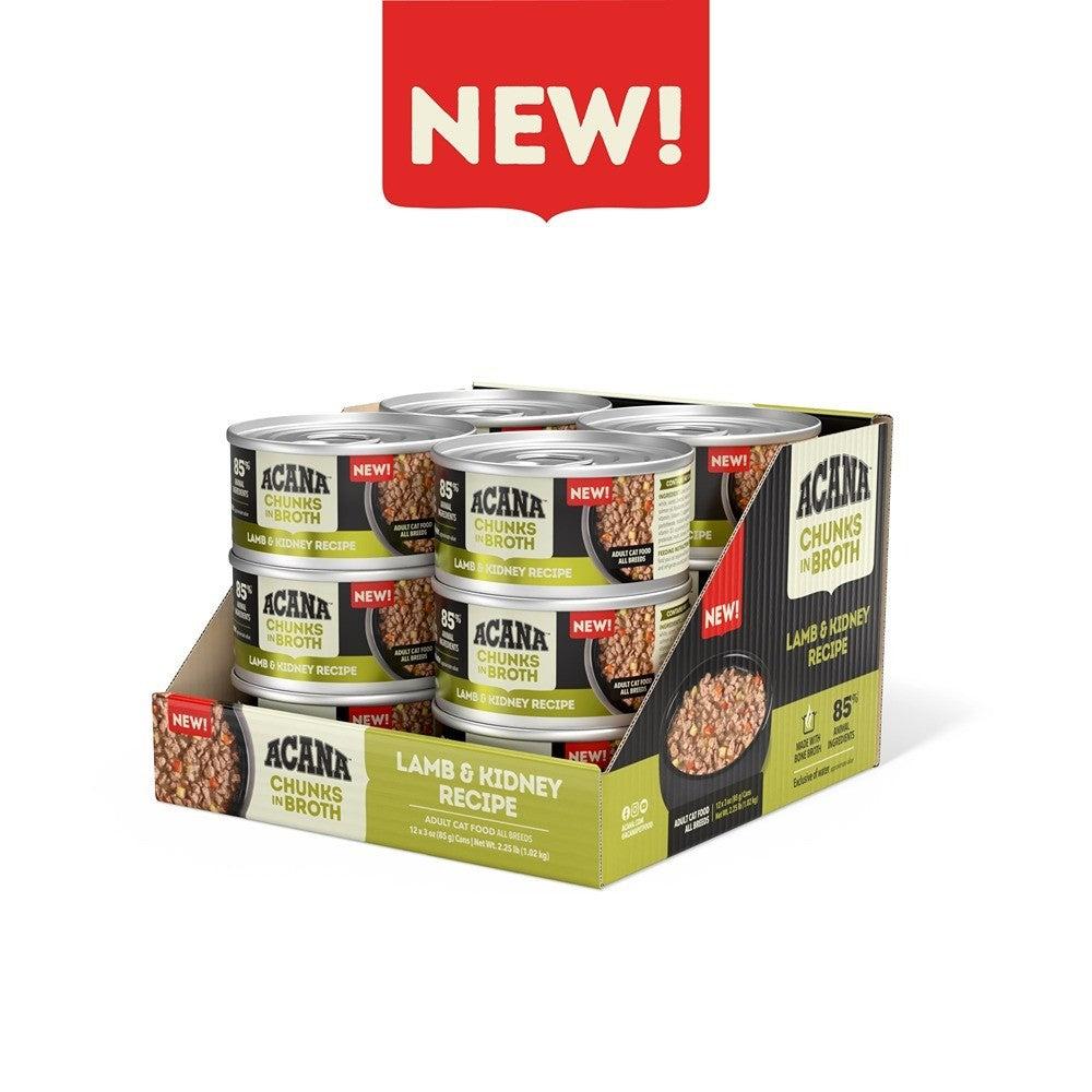 Acana Chunks in Broth Lamb & Kidney Adult Wet Cat Food