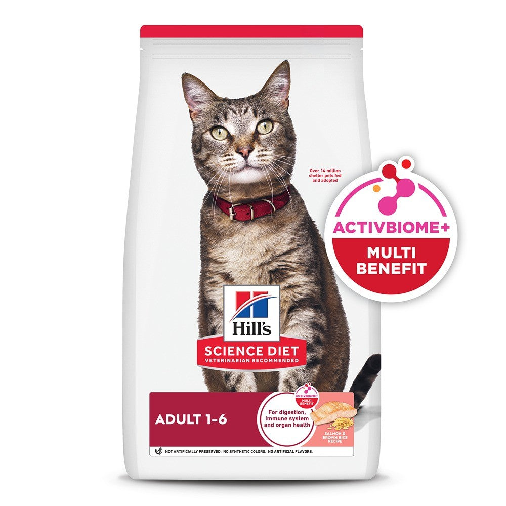 Hill's Science Diet Adult Salmon & Brown Rice Recipe Dry Cat Food