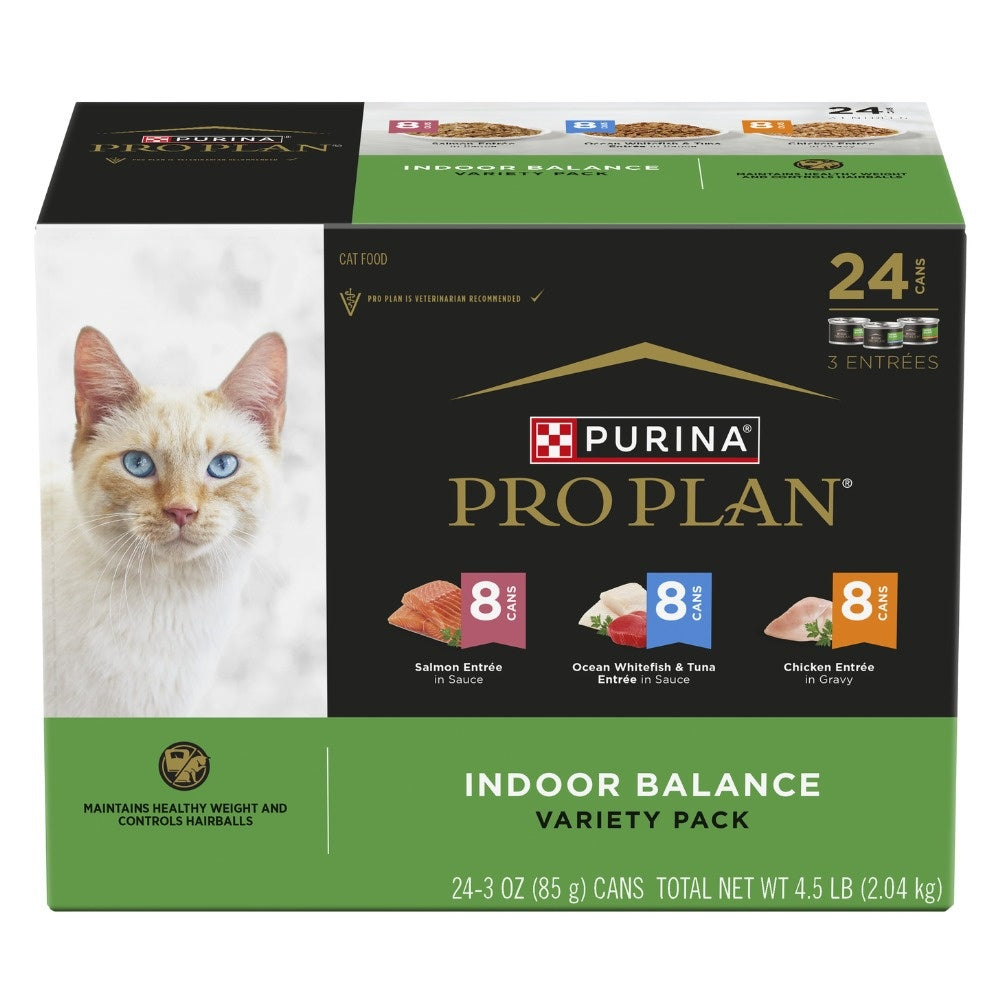 Pro Plan Indoor Balance Variety Wet Cat Food