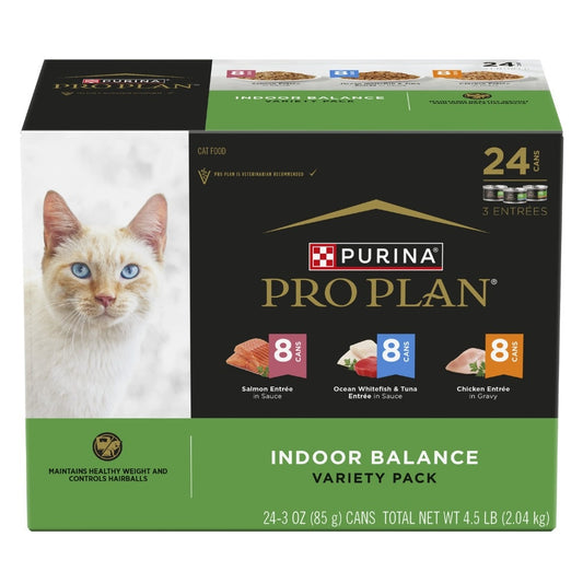 Pro Plan Indoor Balance Variety Wet Cat Food