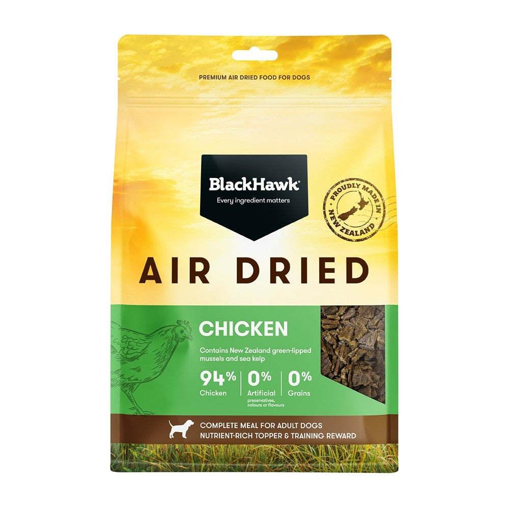 Black Hawk Air Dried Dog Food Chicken