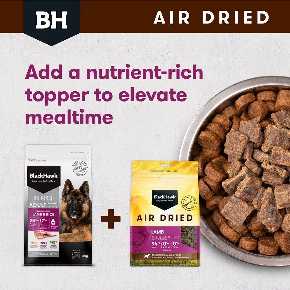 Black Hawk Air Dried Dog Food Lamb