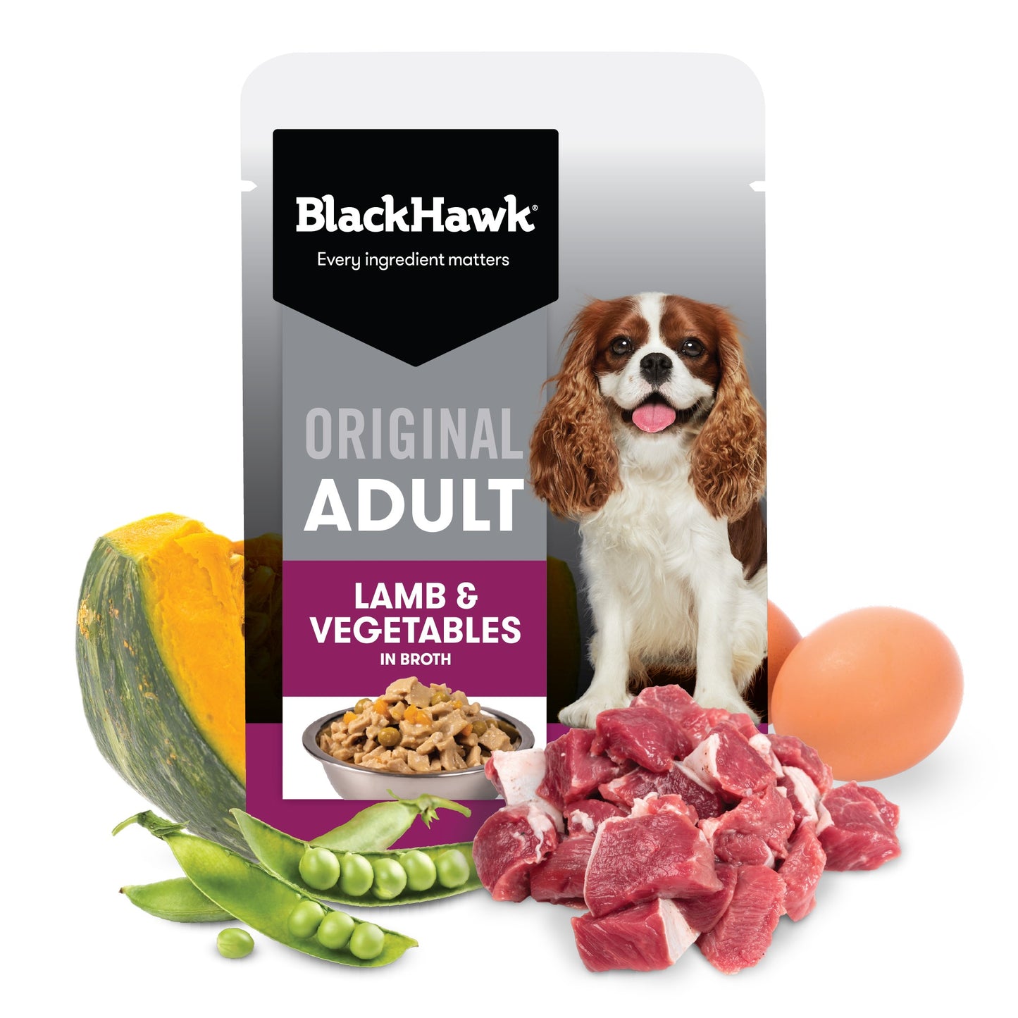 Black Hawk Small Breed Adult Lamb & Vegetables Wet Dog Food