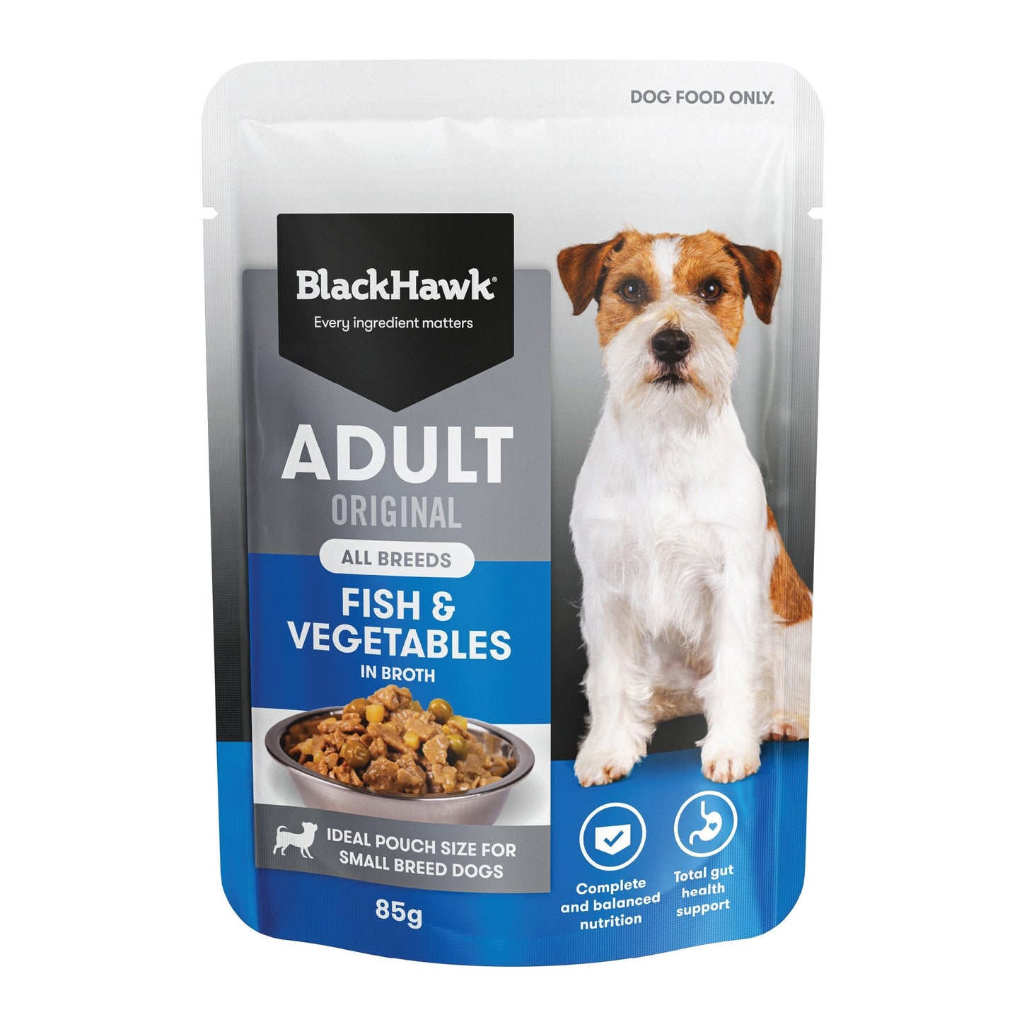 Black Hawk Small Breed Adult Fish & Vegetables Wet Dog Food