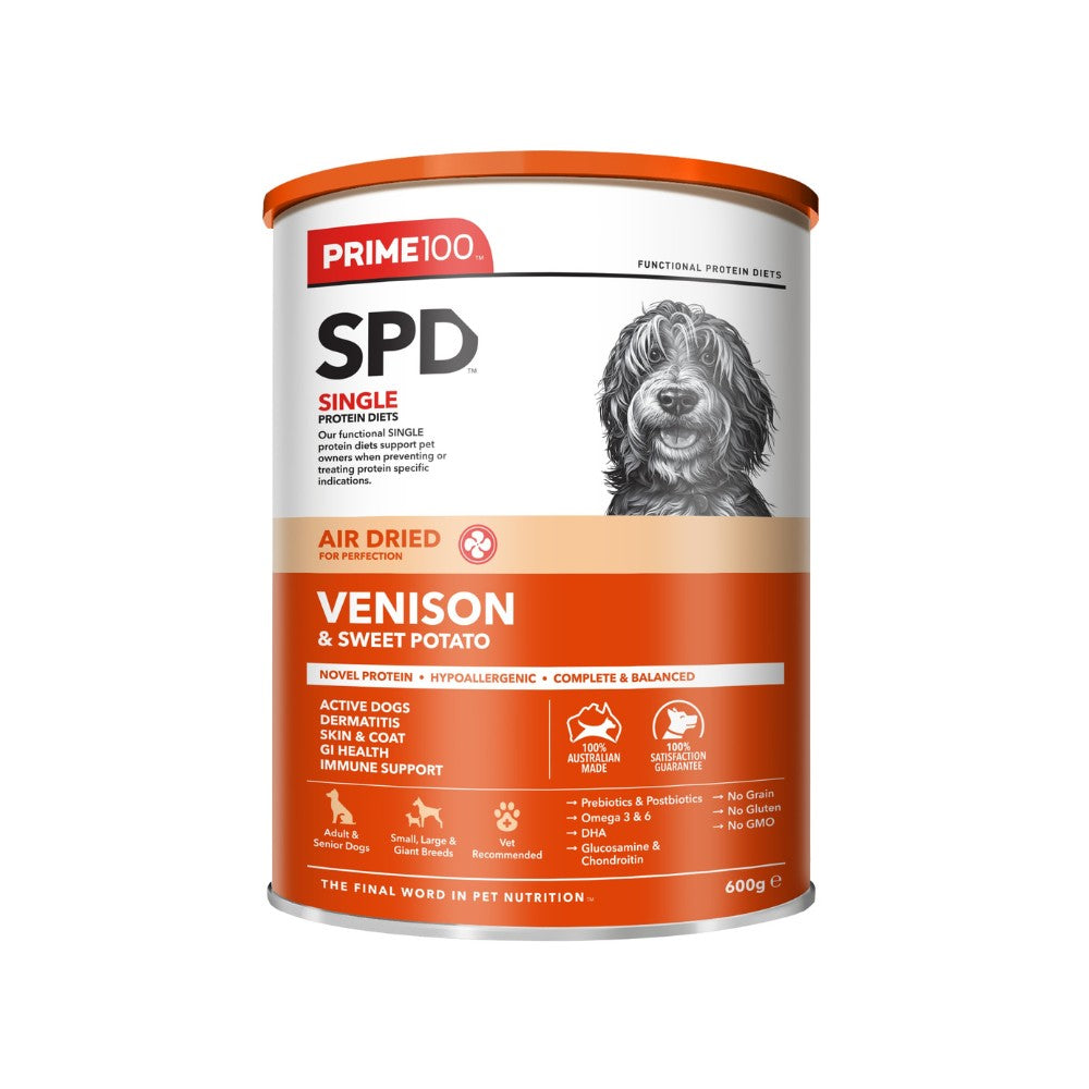 Prime100 SPD Air Dried Venison & Sweet Potato Dry Dog Food