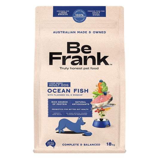 Be Frank Core Large Breed Adult Ocean Fish Dry Dog Food