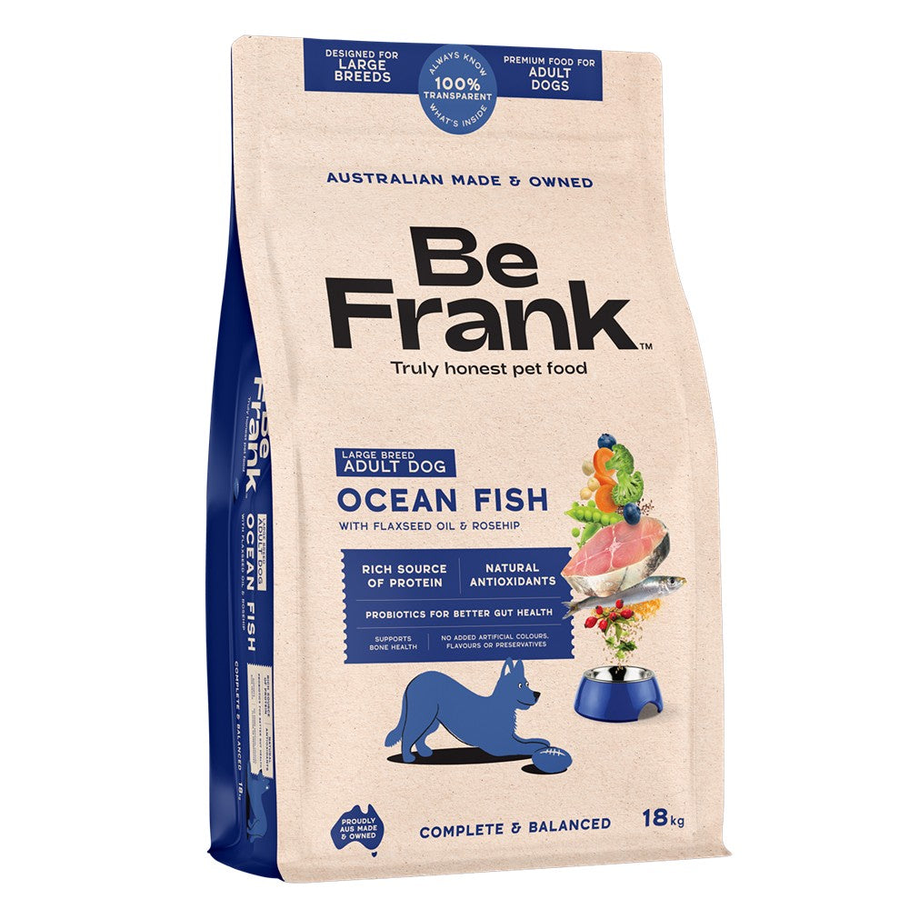 Be Frank Core Large Breed Adult Ocean Fish Dry Dog Food