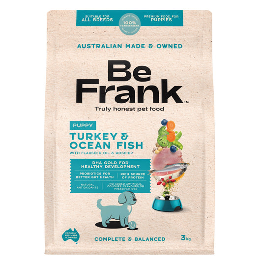 Be Frank Core Puppy Turkey & Ocean Fish Dry Dog Food