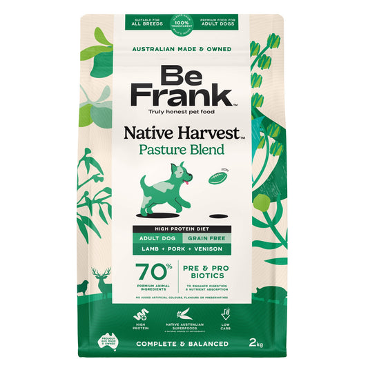 Be Frank Adult Native Harvest Pasture Blend Dry Dog Food