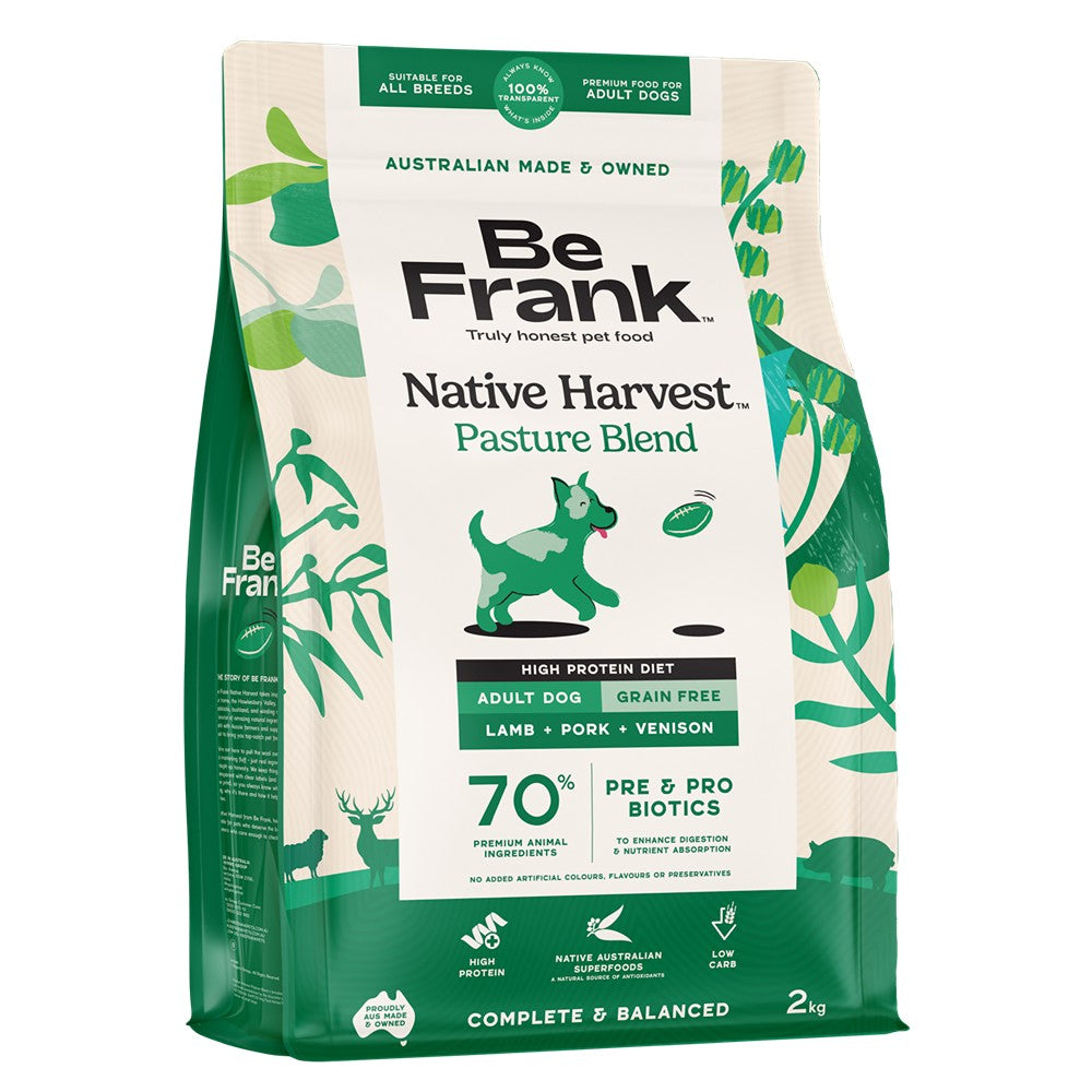 Be Frank Native Harvest Pasture Blend Dry Dog Food