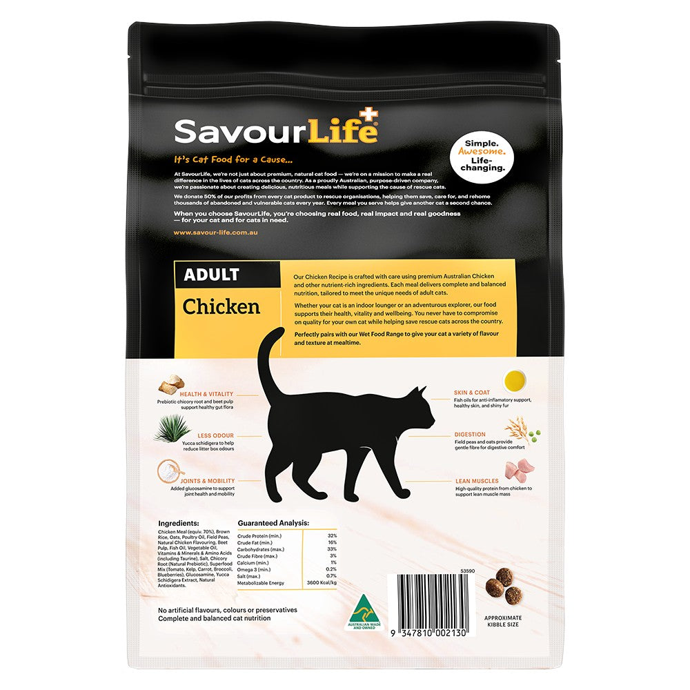 SavourLife Adult Chicken Dry Cat Food