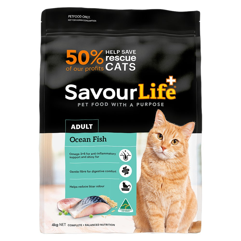 SavourLife Adult Ocean Fish Dry Cat Food