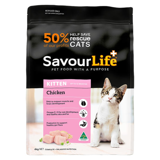 SavourLife Kitten Chicken Dry Cat Food