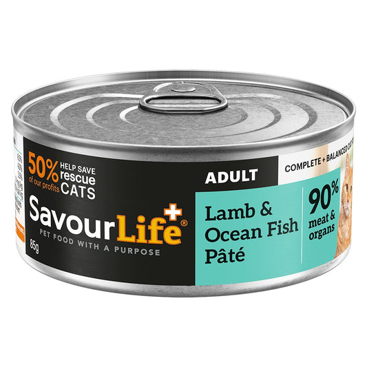SavourLife Adult Lamb & Ocean Fish Pate Wet Cat Food
