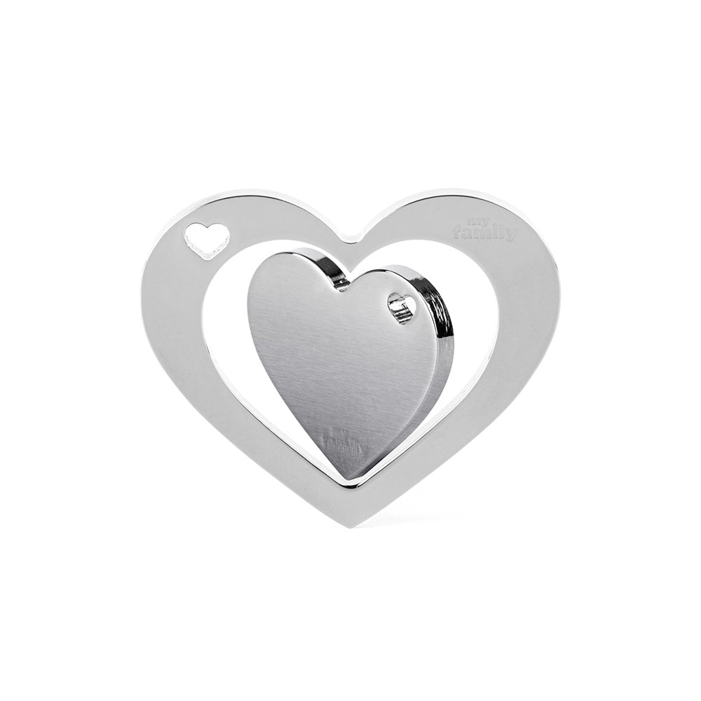 My Family Twogether Brass Dog & Cat Tag