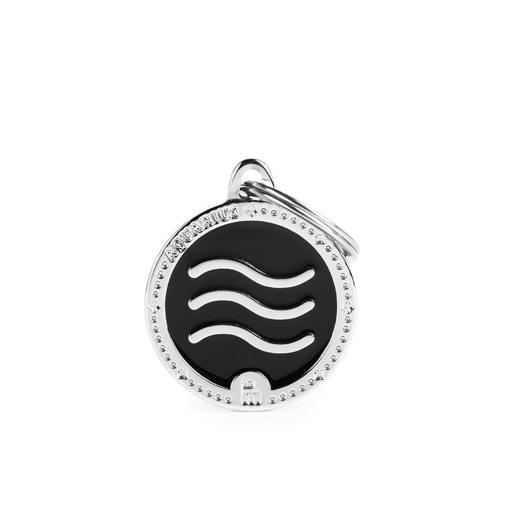 My Family Zodiac Aquarius Dog & Cat Tag