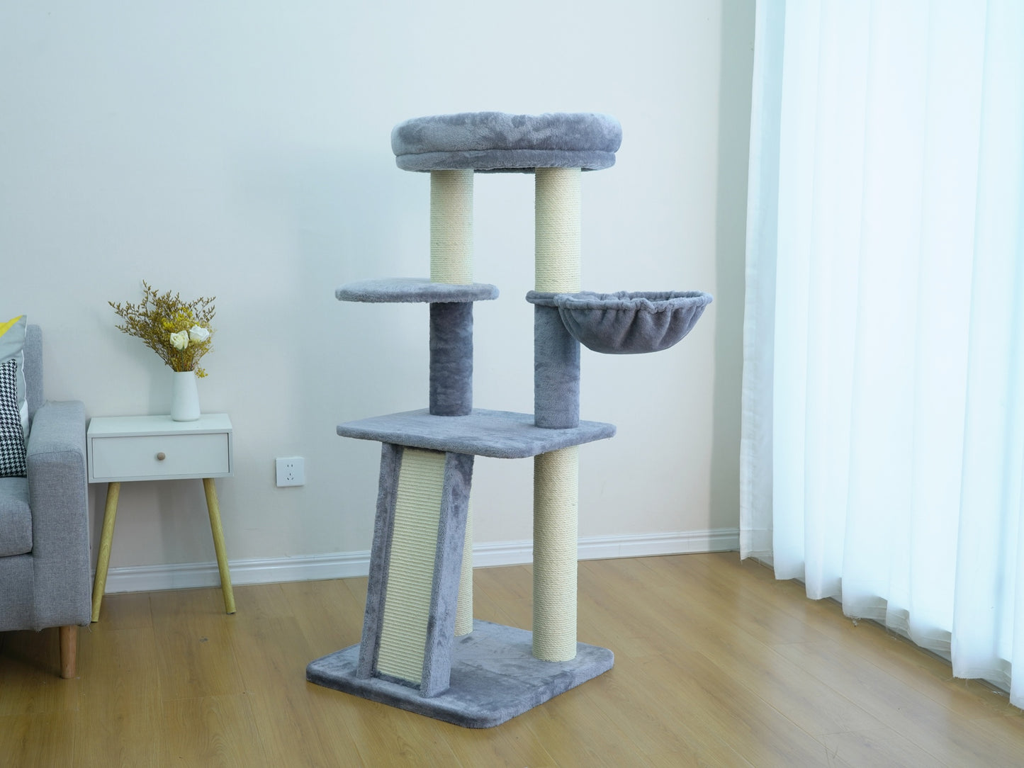 Pet Pals Cat Tree Scratcher With Ladder