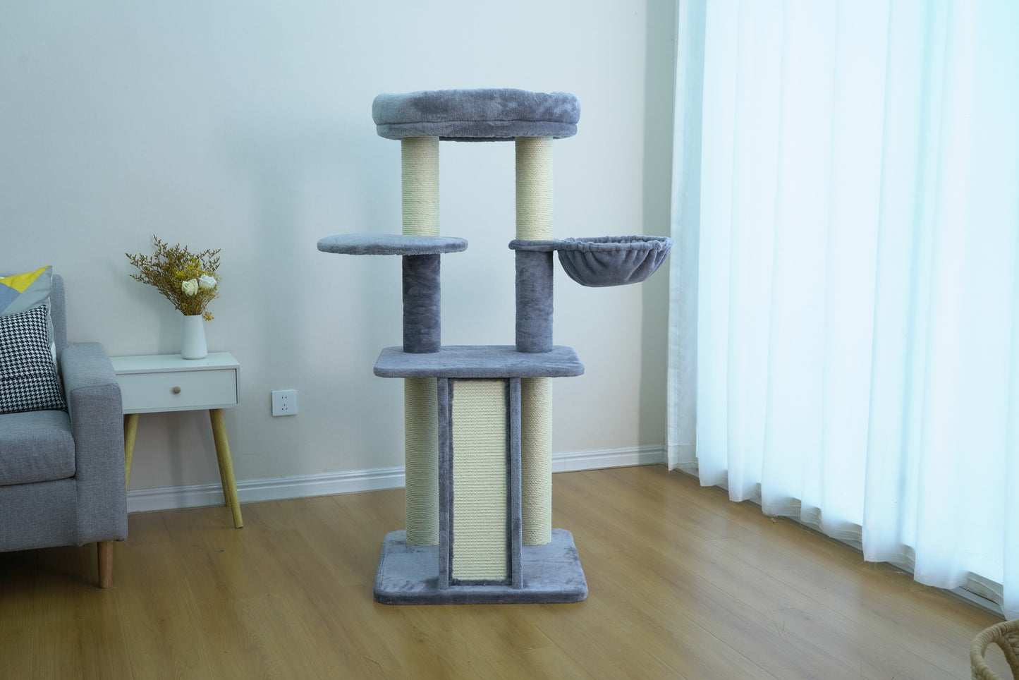 Pet Pals Cat Tree Scratcher With Ladder
