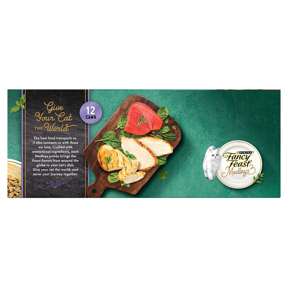 Fancy Feast Medleys Shredded Fare Collection Wet Cat Food