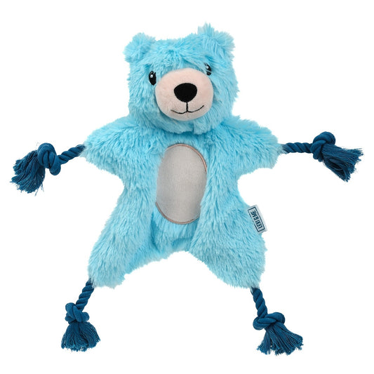 Lexi & Me Polar Bear Plush & Rope Knot Dog Toy