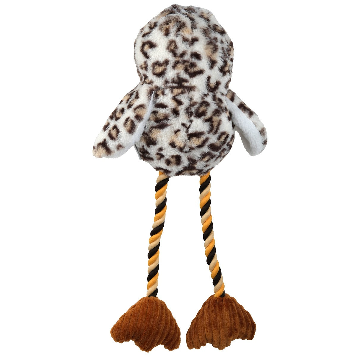 Lexi & Me Long Leg Owl Plush & Rope Dog Toy