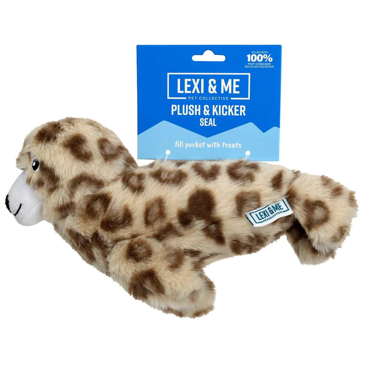 Lexi & Me Seal Plush Kicker Cat Toy