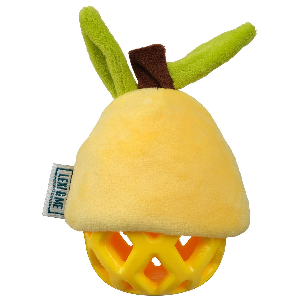 Lexi & Me Lemon Plush & Rubber Dog Toy