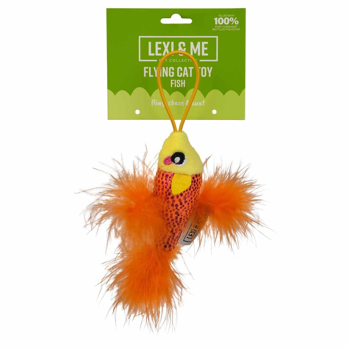 Lexi & Me Fish Flying Cat Toy