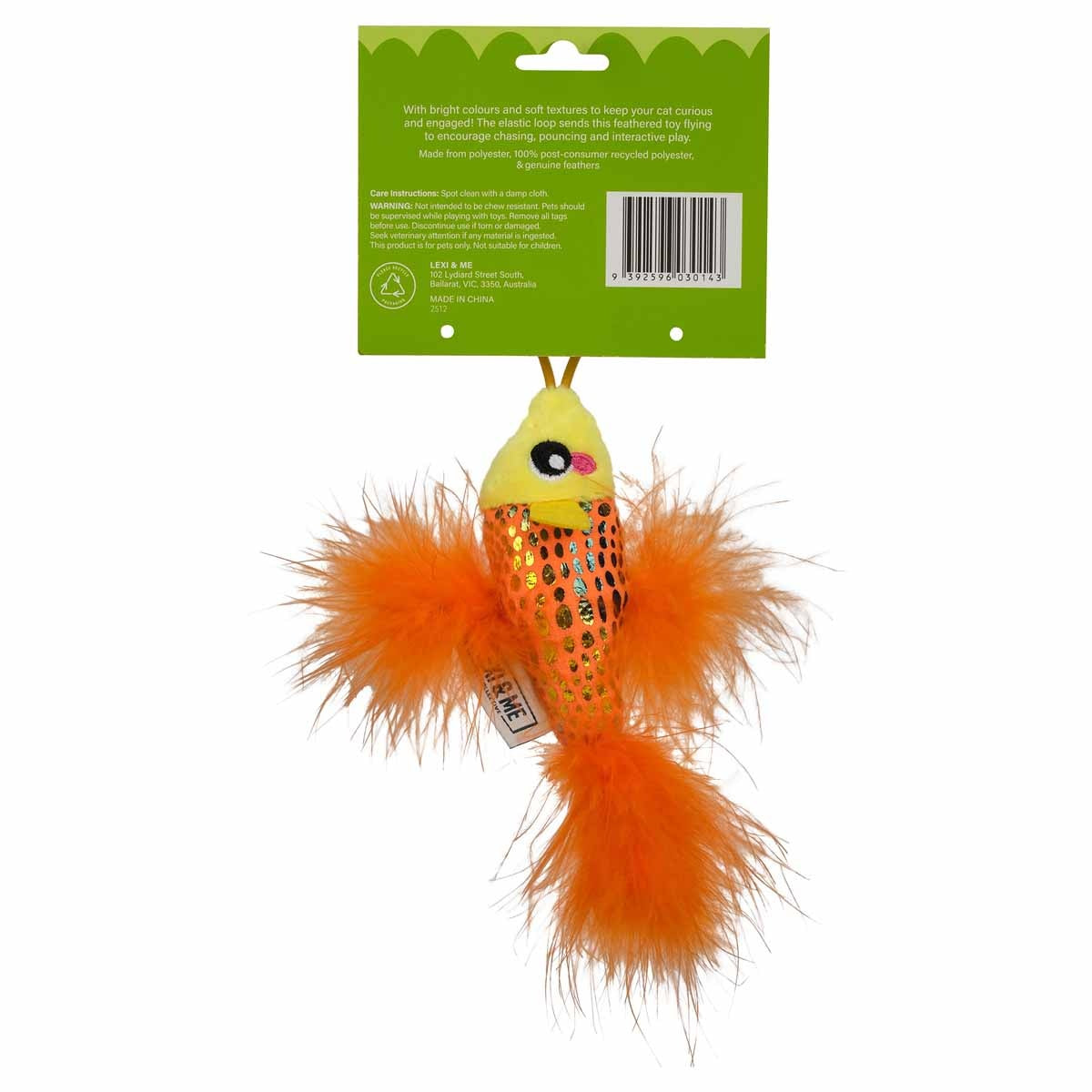 Lexi & Me Fish Flying Cat Toy