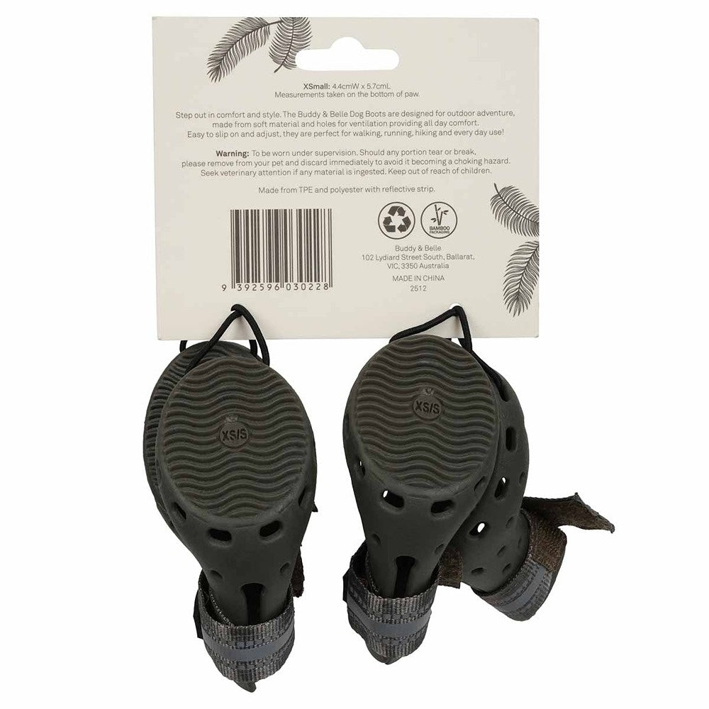 Buddy & Belle Dog Boots Grey