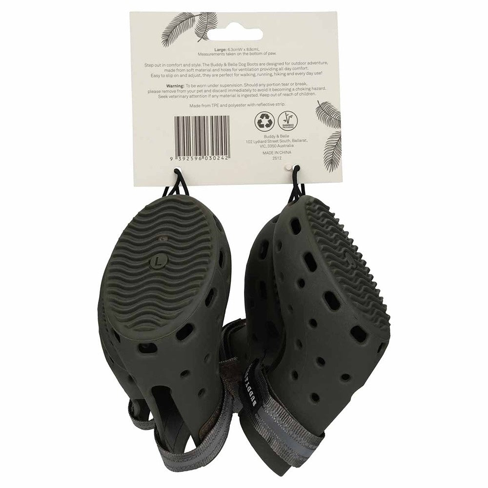 Buddy & Belle Dog Boots Grey