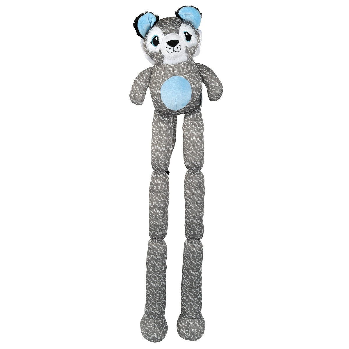 Lexi & Me Long Legged Snow Leopard Plush Dog Toy