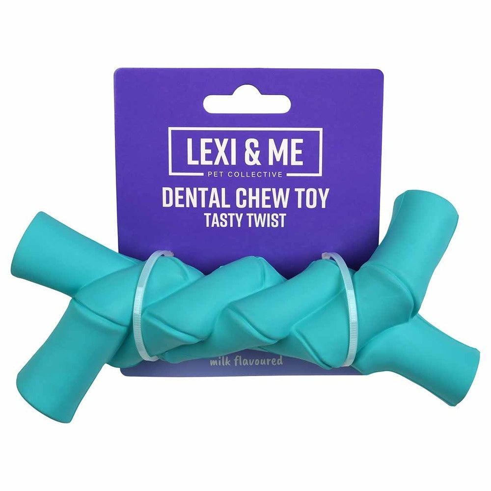 Lexi & Me Tasty Twist Dental Chew Dog Toy