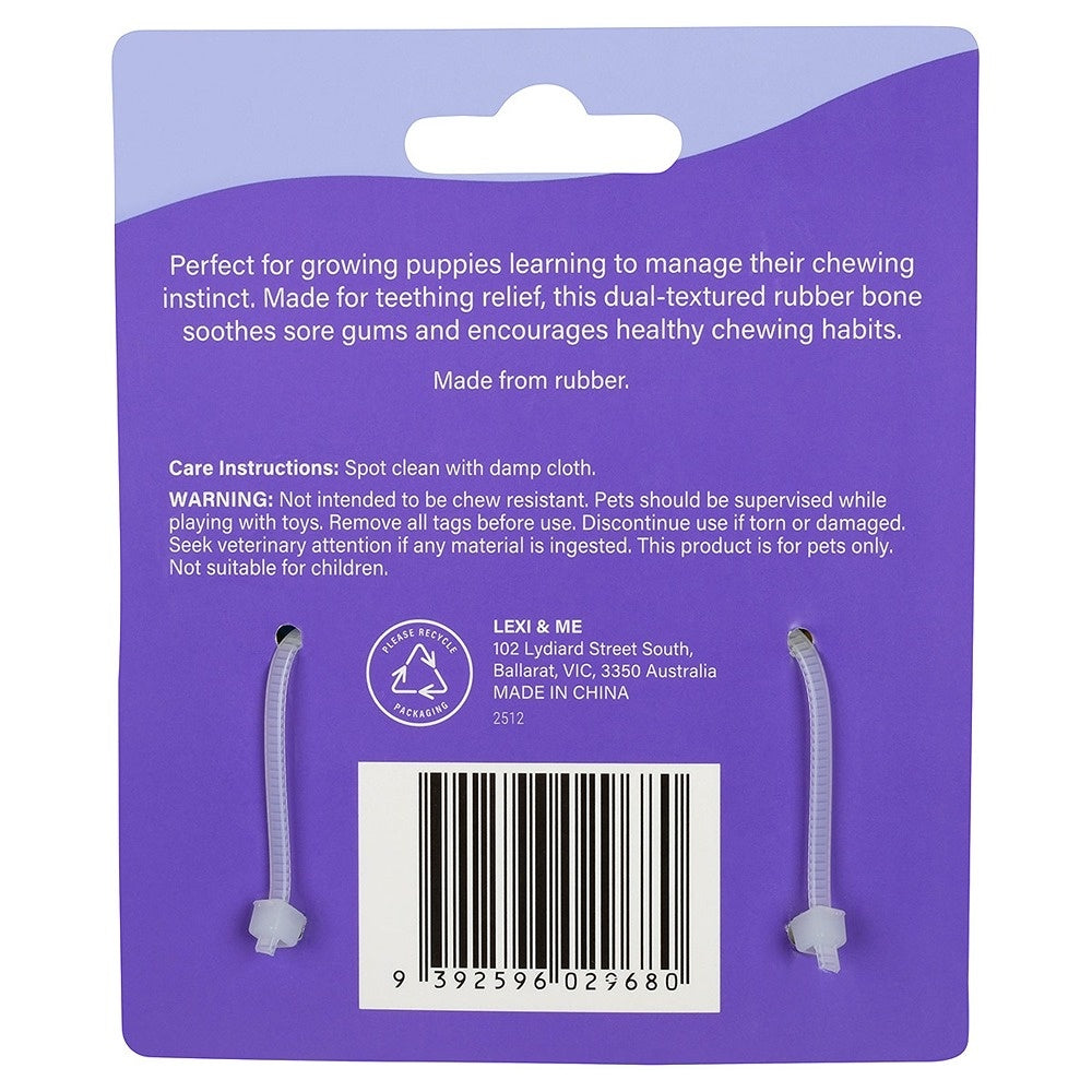 Lexi & Me Puppy Chew Teething Bone Dog Toy